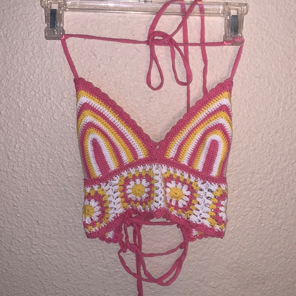Princess Polly crochet tie top